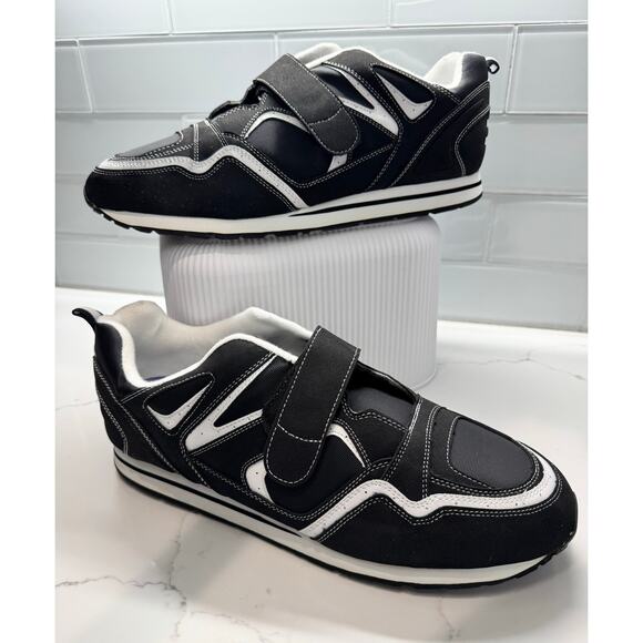 Men’s Omega Classic Sneakers, Hook and Loop Adjustable Strap, Size 15 (3E), NWOT - Picture 1 of 8